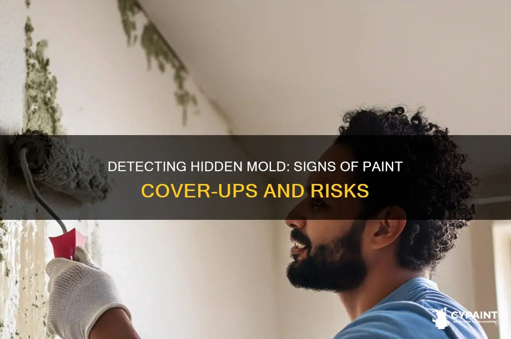 how do you tell if mold has been painted over