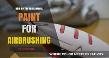 Master Airbrushing: Thinning Enamel Paint for Smooth, Professional Results