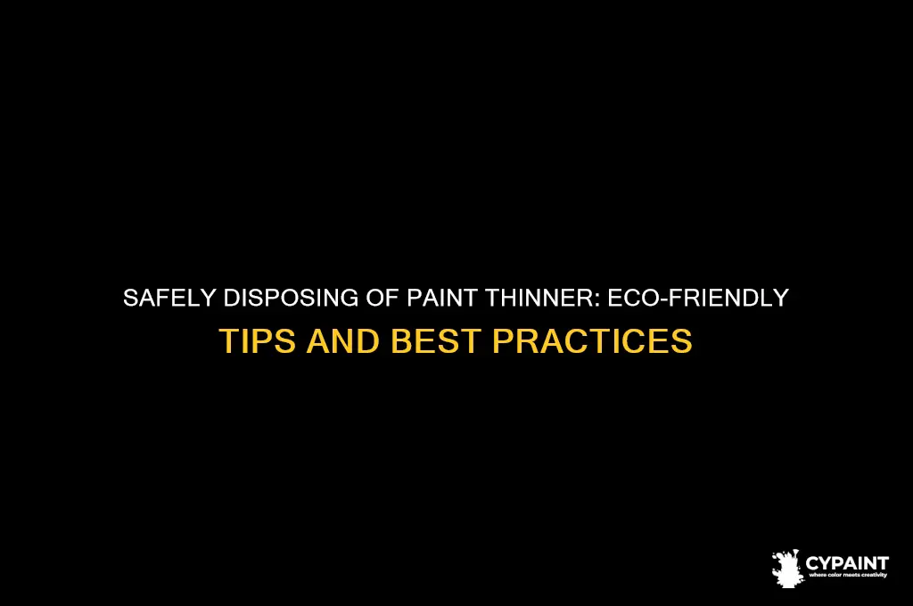 how do you throw away paint thinner