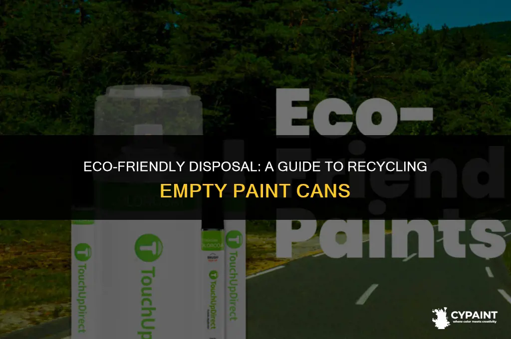 how do you throw out empty paint cans
