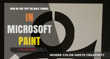 Typing the Male Symbol in Microsoft Paint: A Quick Guide