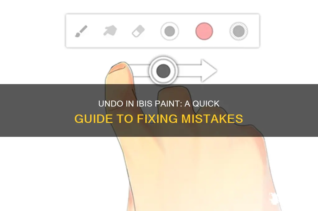 how do you undo in ibis paint