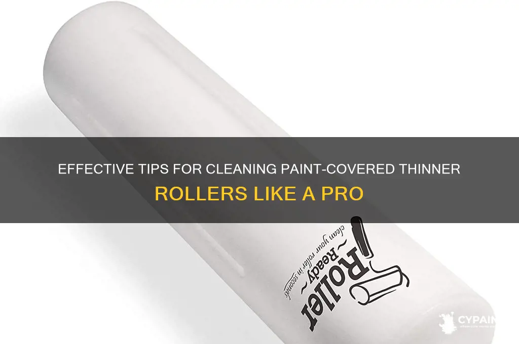 how do you wash a paint thinner roller with paint