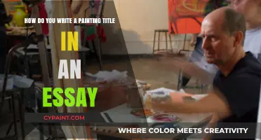 Crafting the Perfect Painting Title for Your Academic Essay