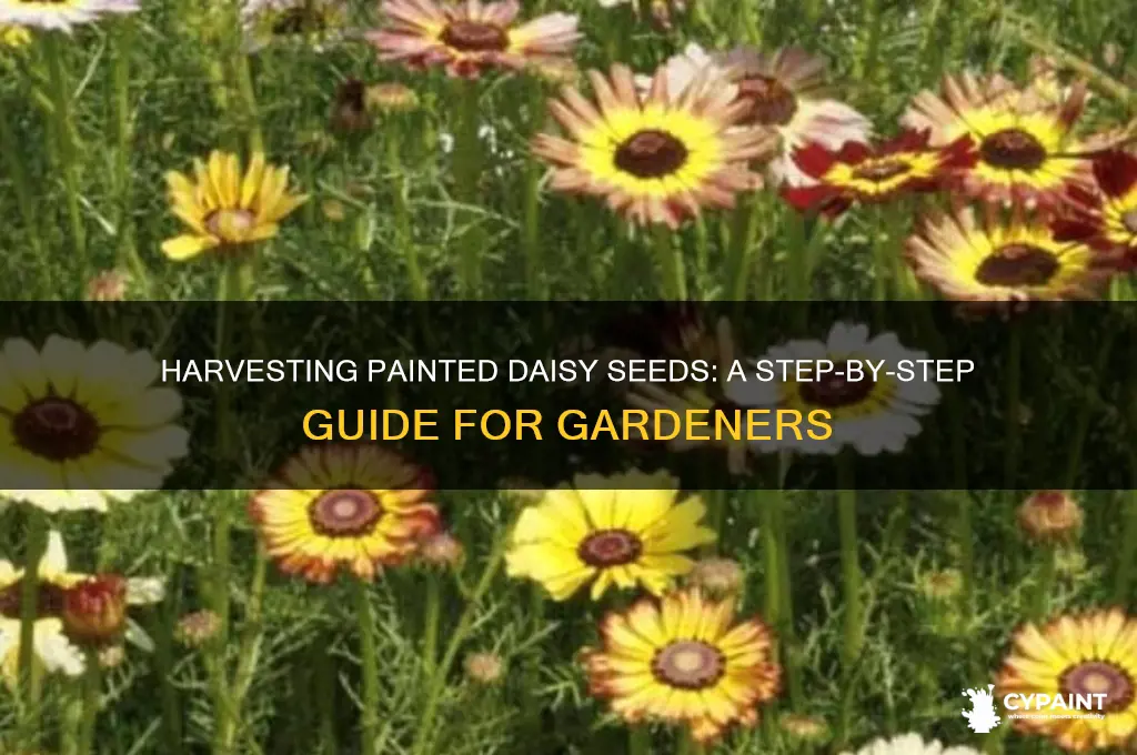 how do yoy collect seeds from painted daisies