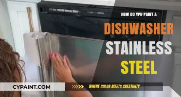 Transform Your Dishwasher: Painting Stainless Steel for a Fresh Look