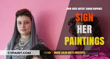 Sarah Raphael's Signature Style: Unveiling Her Unique Painting Signatures
