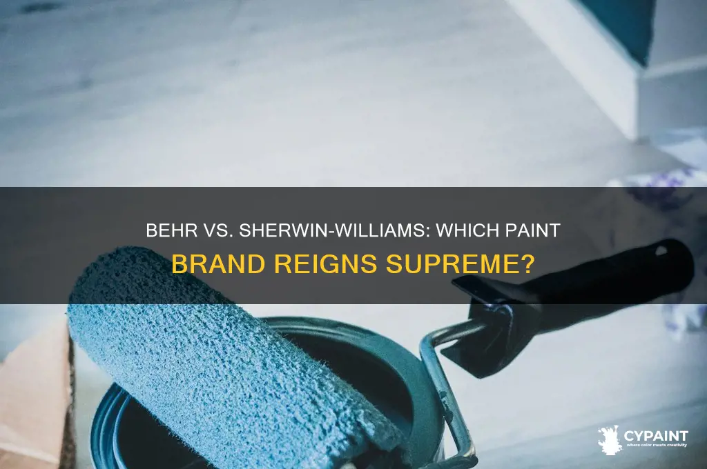 how does behr paint compare to sherwin williams