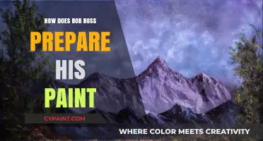 Mastering the Art: Bob Ross's Paint Preparation Techniques Revealed