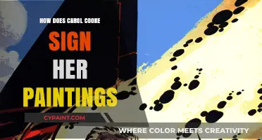 Carol Cooke's Signature Style: How She Signs Her Paintings