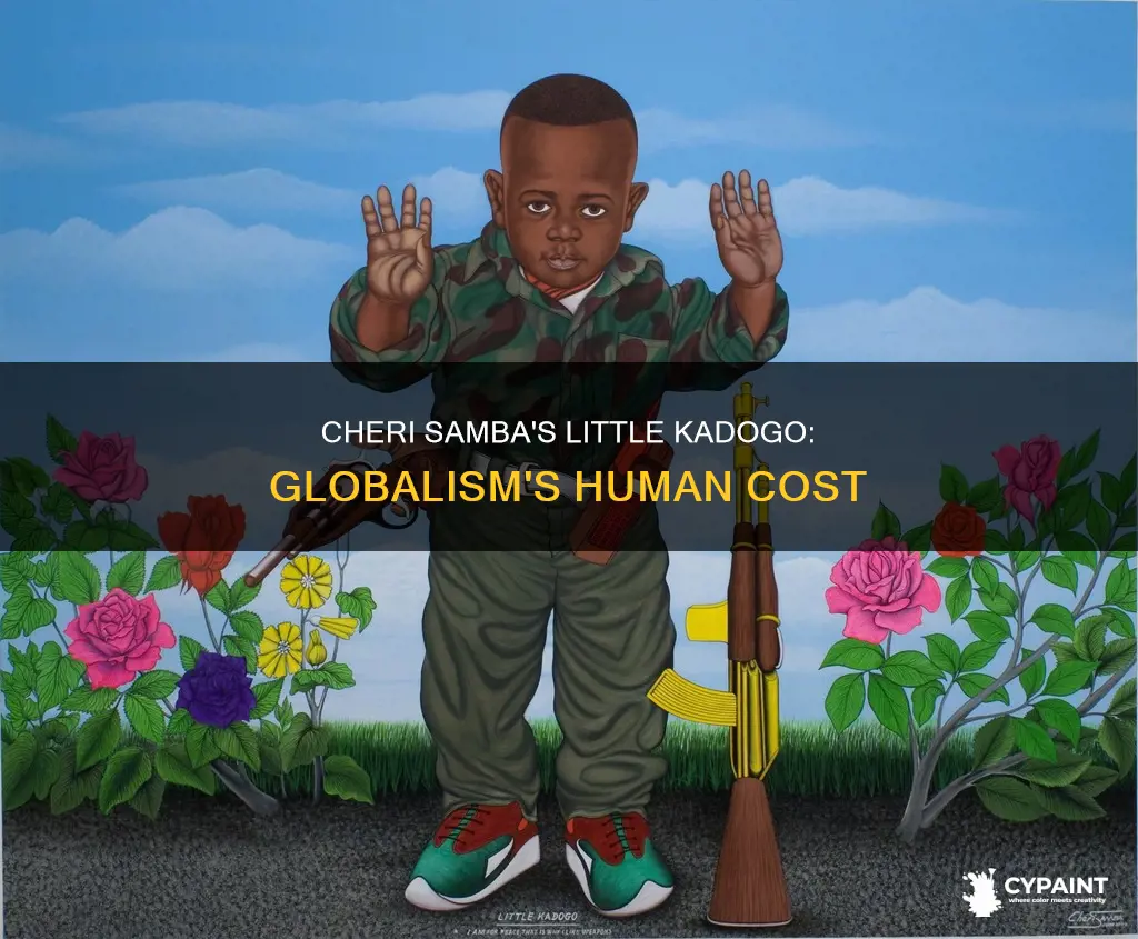 how does cheri samba painting little kadogo show globalism