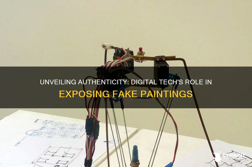how does digital technology prove a painting isn