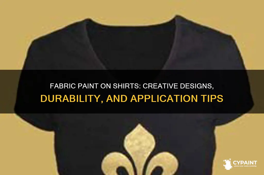 how does fabric paint look on shirts