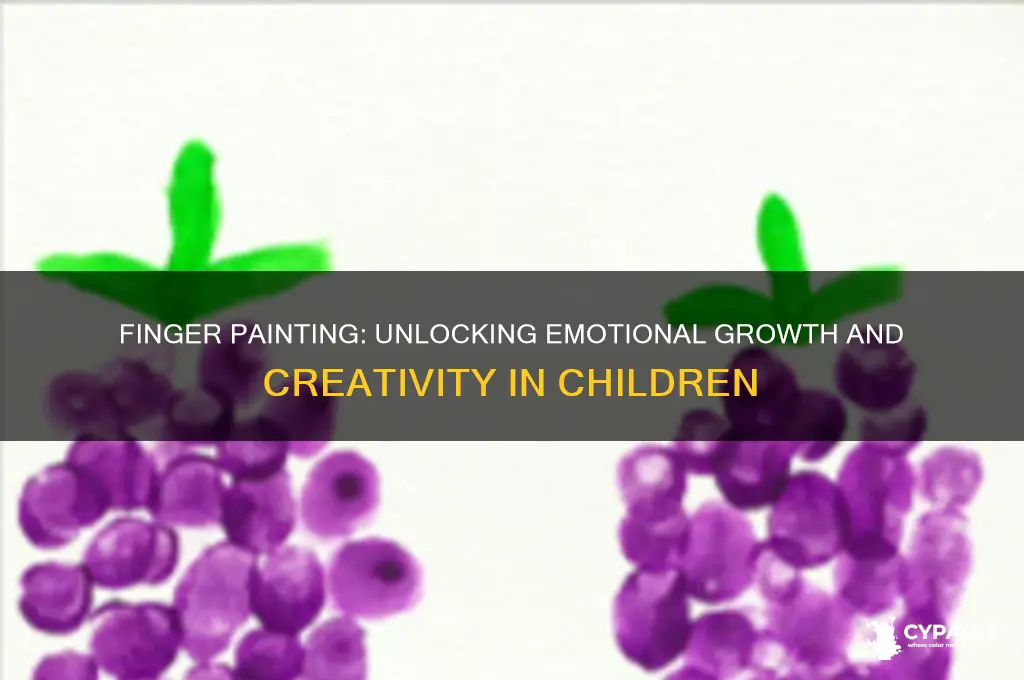 how does finger painting help a child