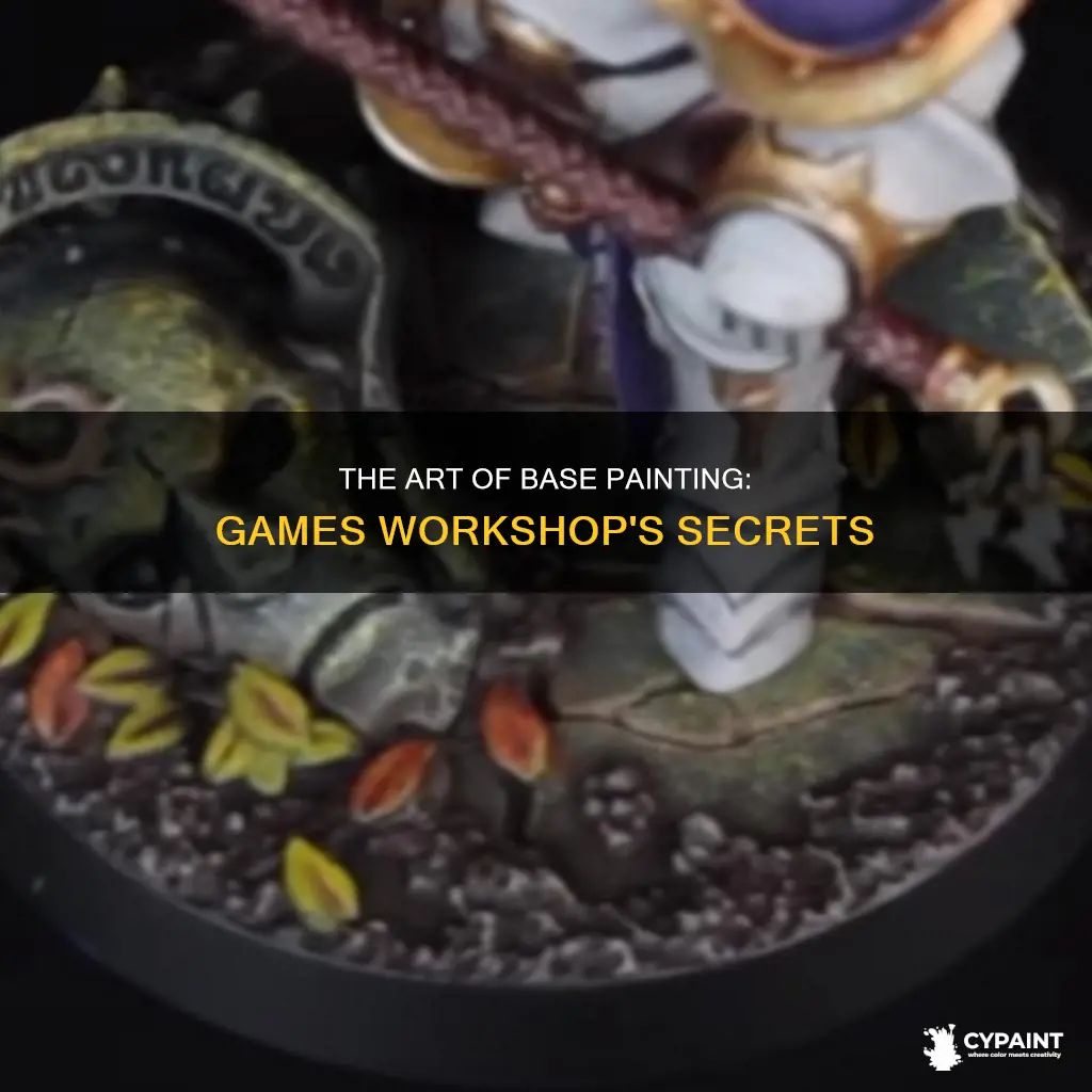 how does games workshop paint most of their bases