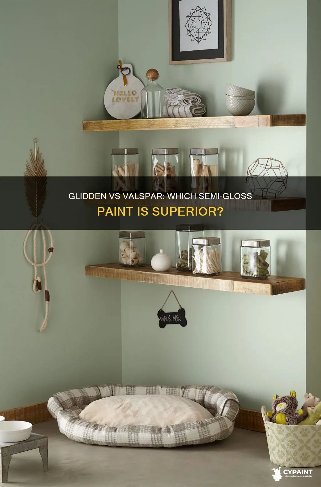 how does glidden semi gloss paint compare to valspar