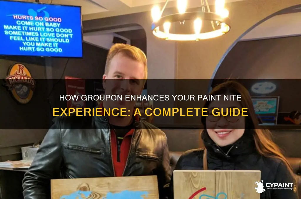 how does groupon work for paint nite