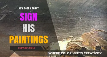 Unveiling H. Gailey's Signature Style: How He Signs His Art