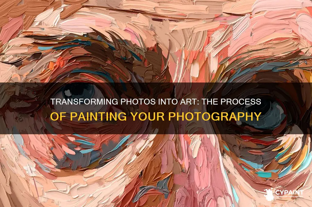 how does it work when an artist paints your photography