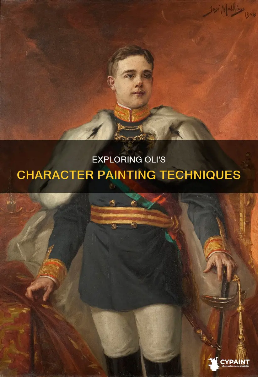 how does jose manuel fernandez oli paint his characters