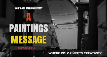How Artistic Medium Shapes and Amplifies a Painting's Message