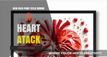 The Surreal Texture of Paint Amidst a Heart Attack's Chaos