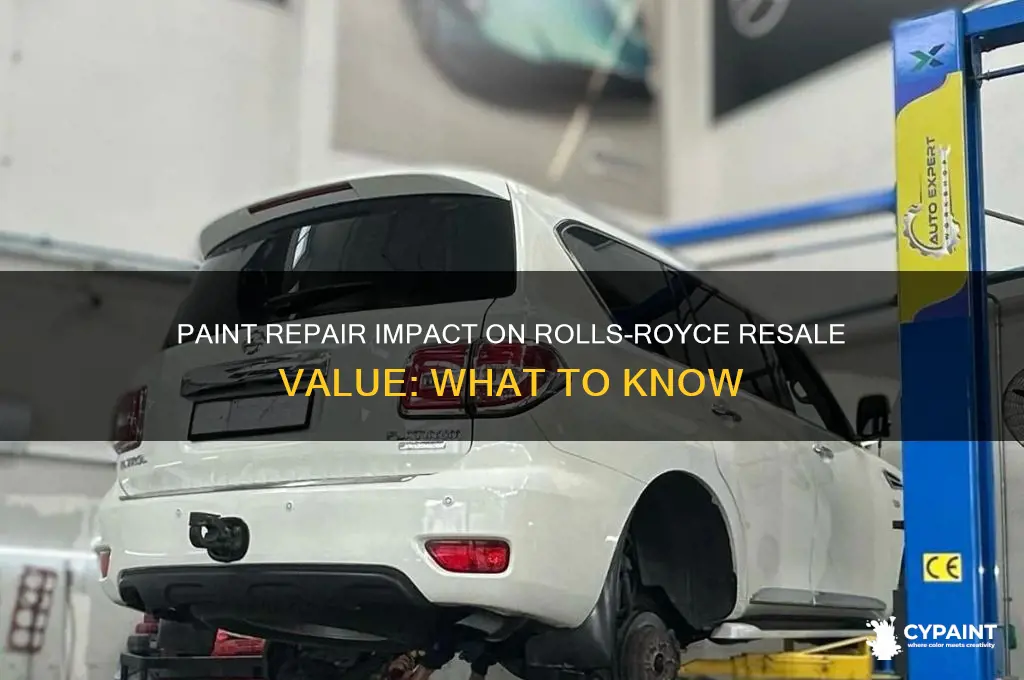 how does paint repair affect resale value on rolls royce