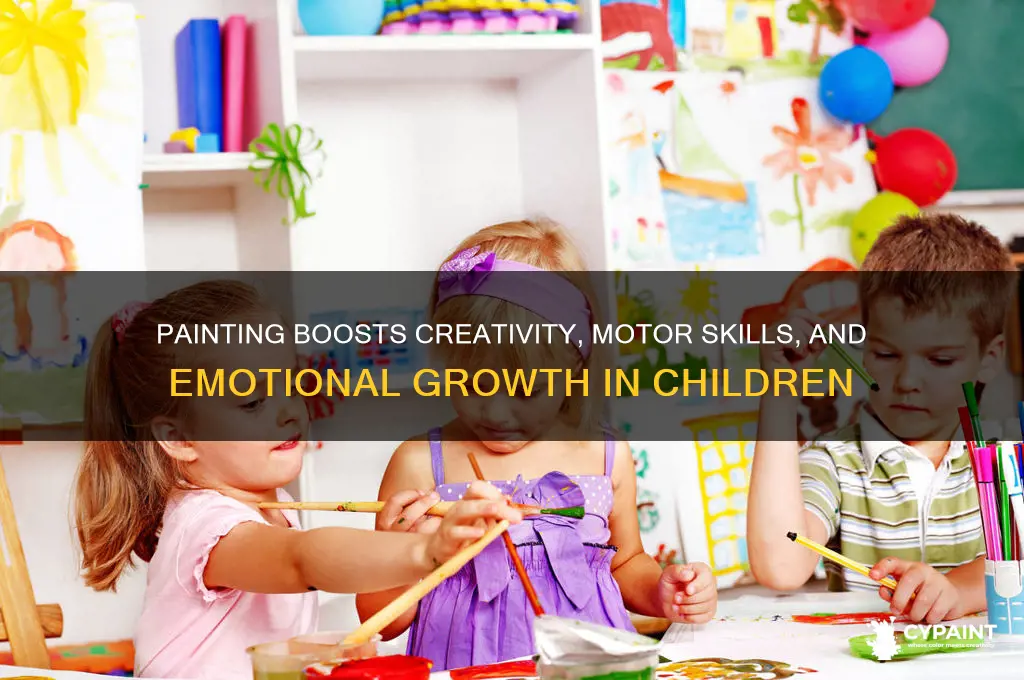 how does painting help a child