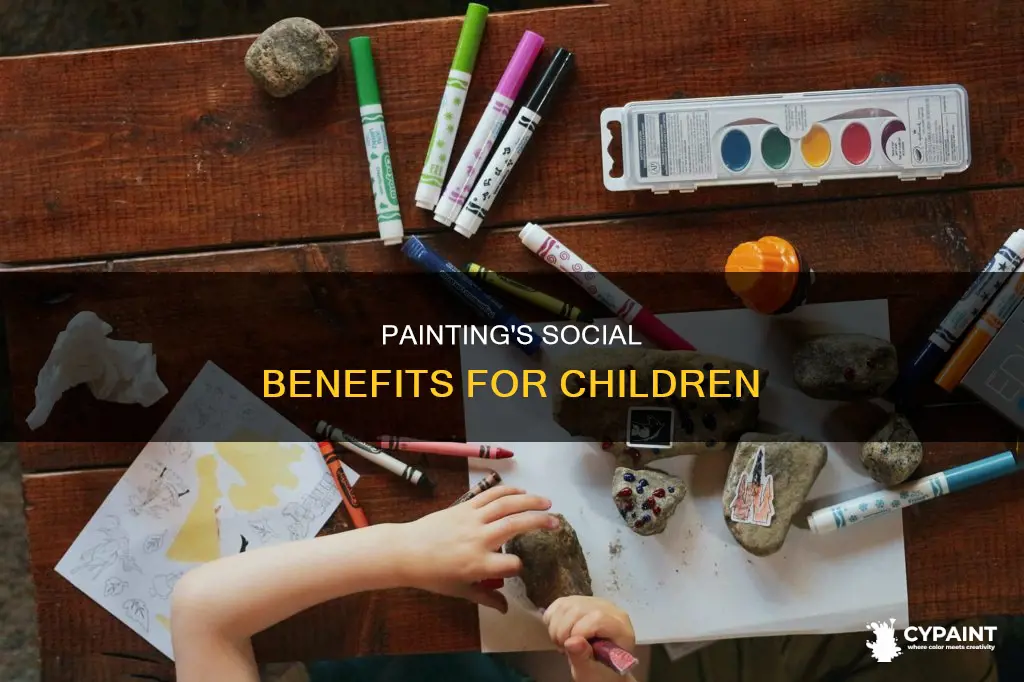 how does painting help a child