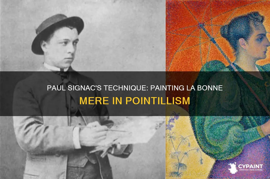 how does paul signac paint la bonne mere