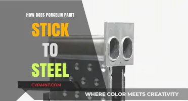 How Porcelain Paint Adheres to Steel: A Comprehensive Guide