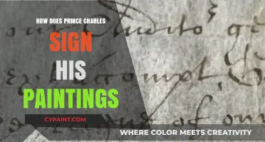 Prince Charles' Artistic Signature: Unveiling His Unique Painting Sign-Off