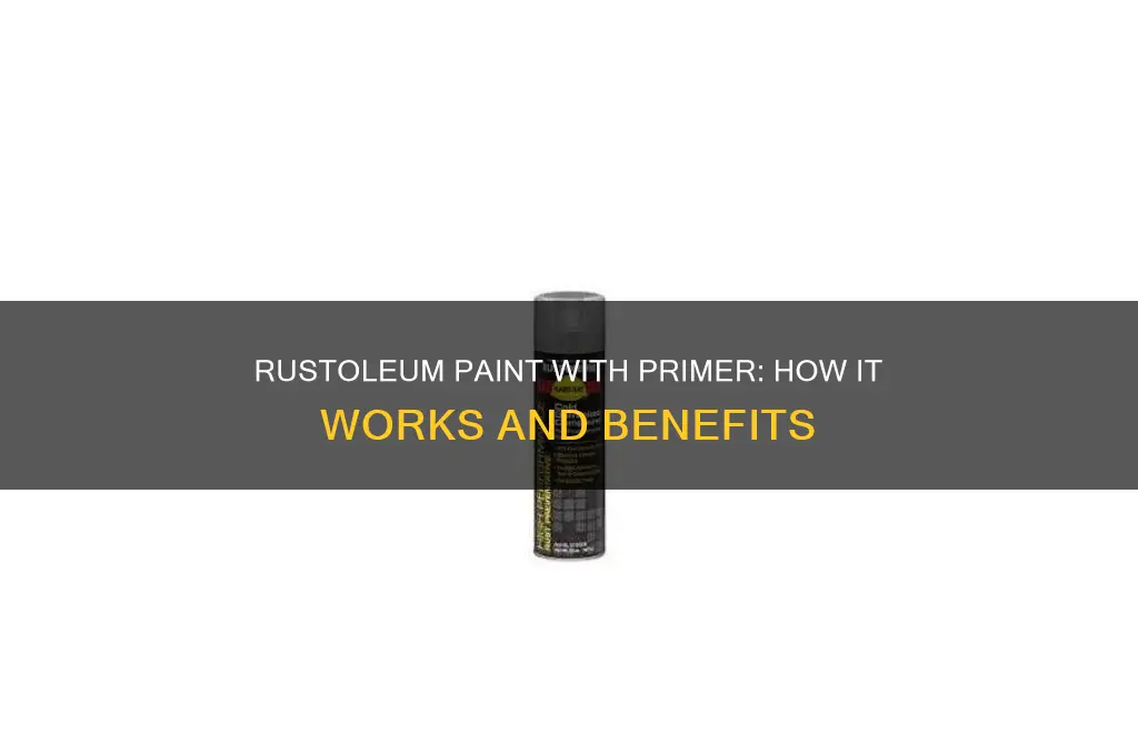 how does rustoleum paint with primer work