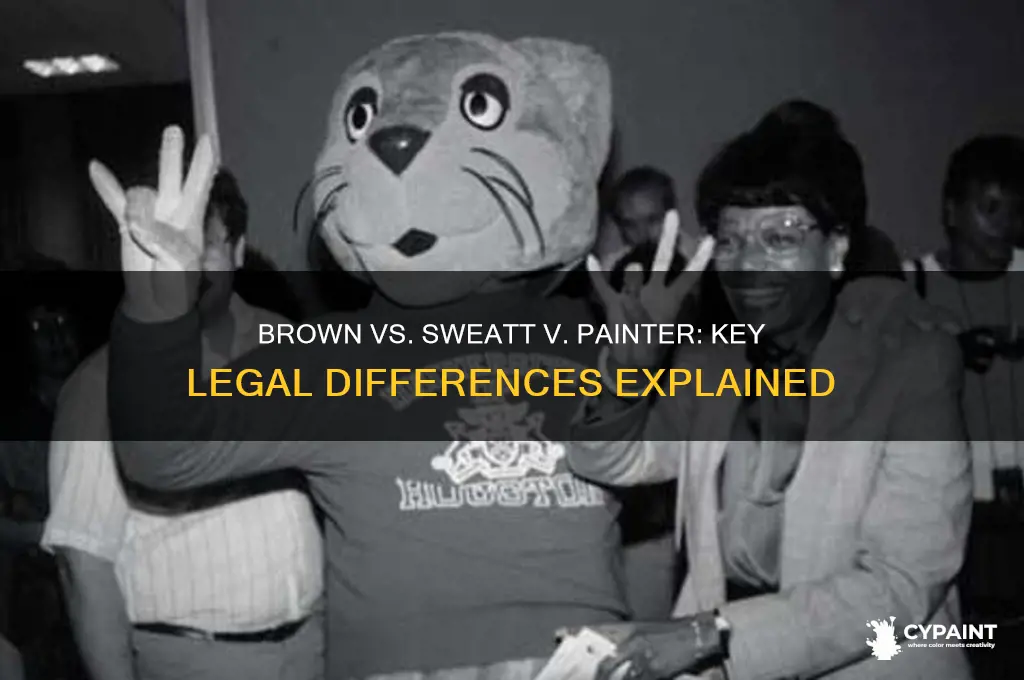 how does the brown case differ from sweatt v painter
