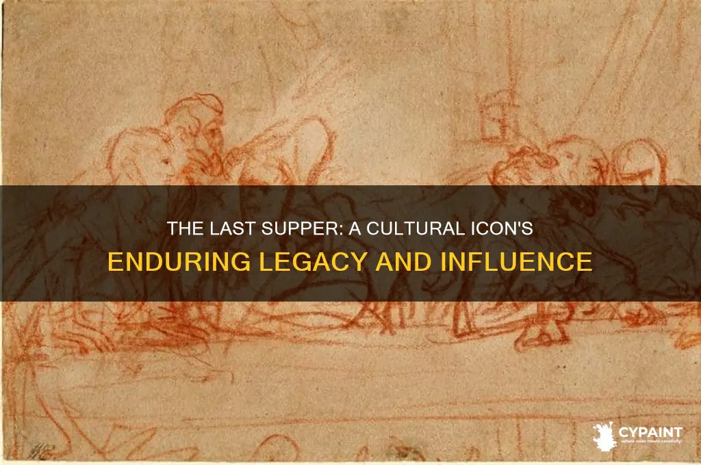 how does the last supper painting represent culture