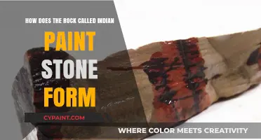 The Origin of Indian Paint Stones