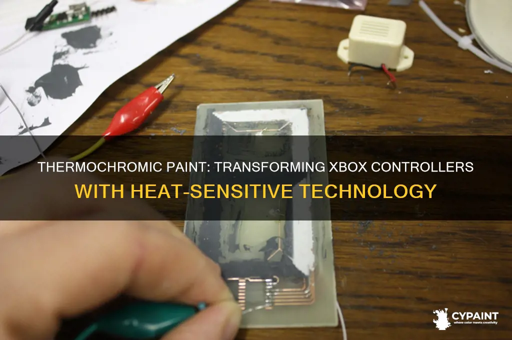 how does thermochromic paint work xbox controllers