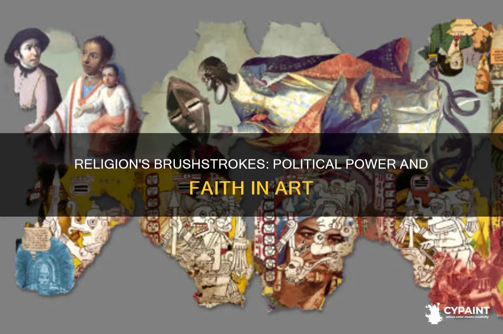 how does this painting show influence of religion on politics