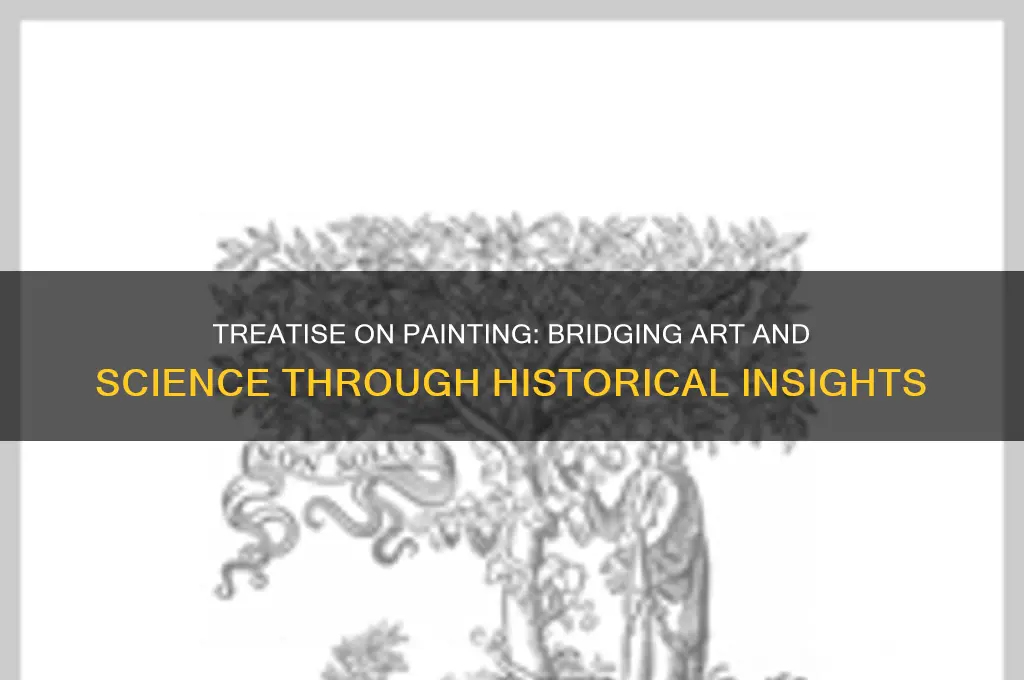 how does treatise on painting relate to science