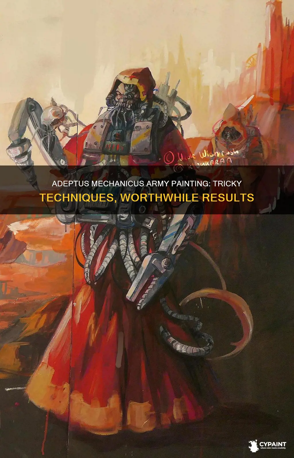 how dofficult os it to paint adeptus mechanics army