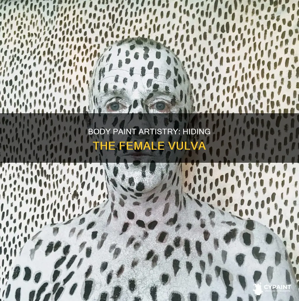 how doo women with body paint hid eht evulva