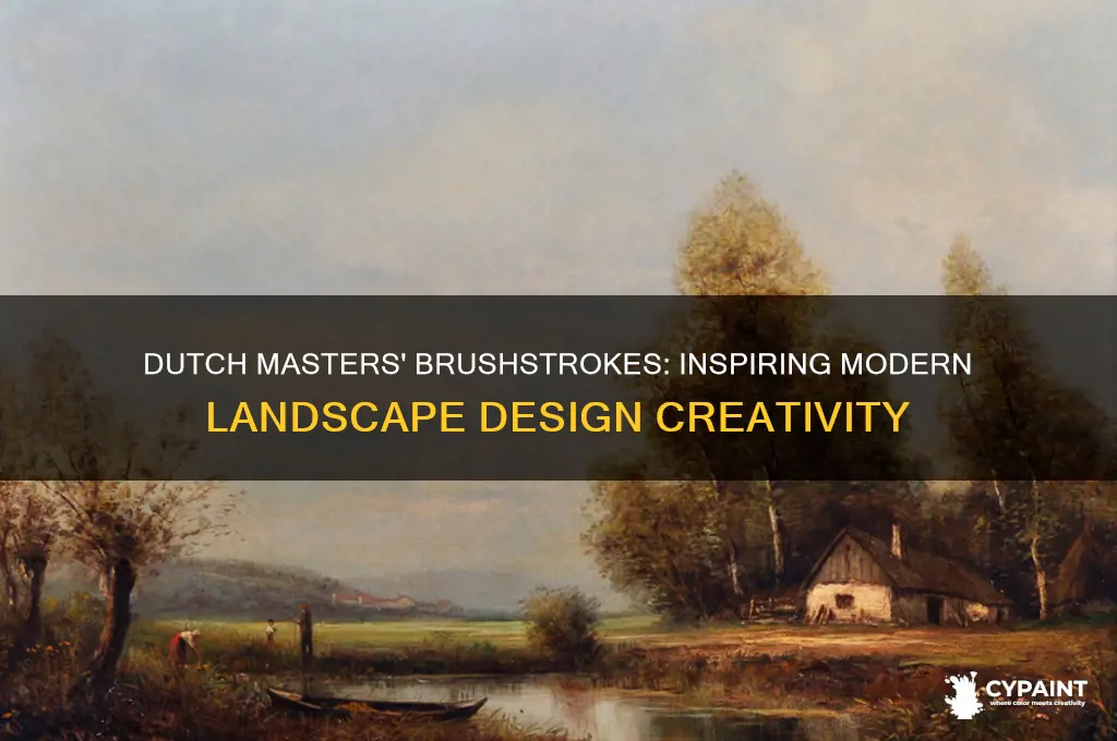how dutch landscape paintings influence landscape designer