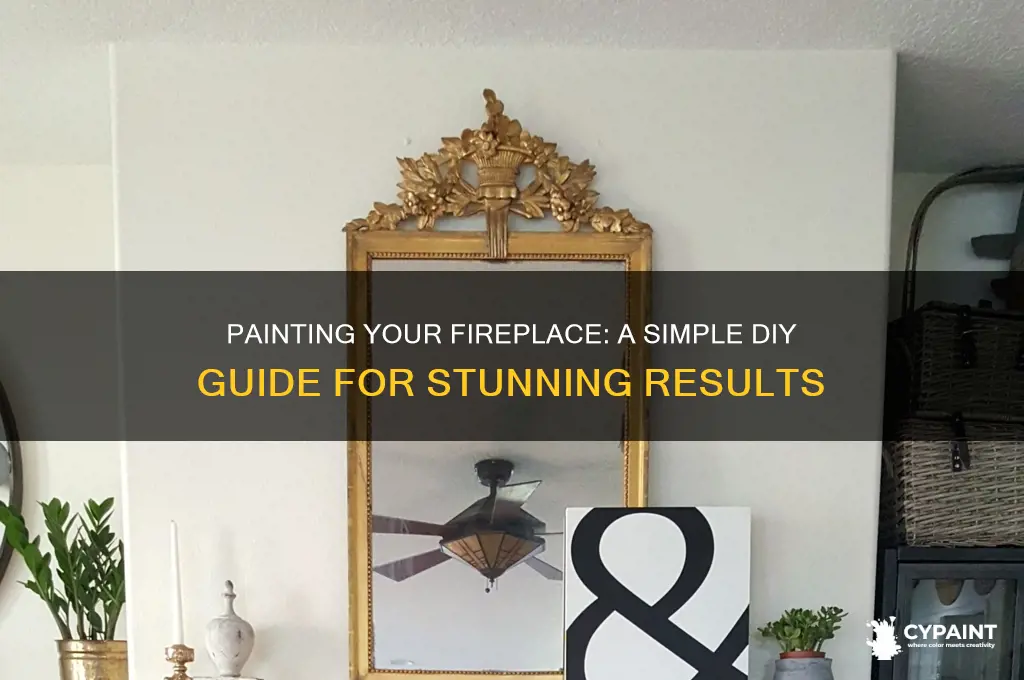 how easy is it to paint a fireplace