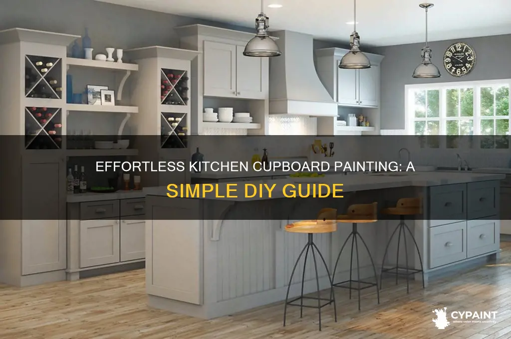 how easy is it to paint kitchen cupboards