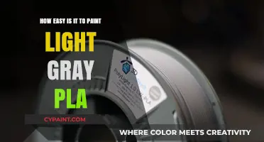 Painting Light Gray PLA: A Simple Guide