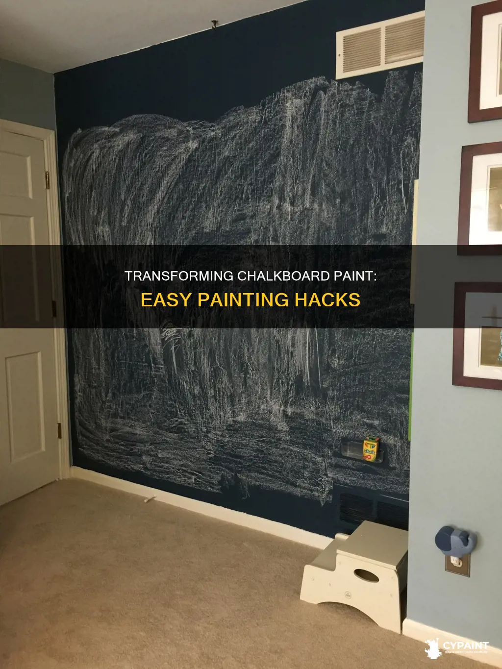 how easy is it to paint over chalkboard paint