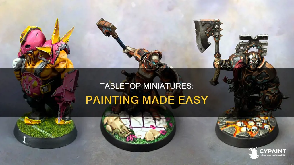 how easy is it to paint tabletop game miniatures