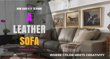Transform Your Leather Sofa With Paint