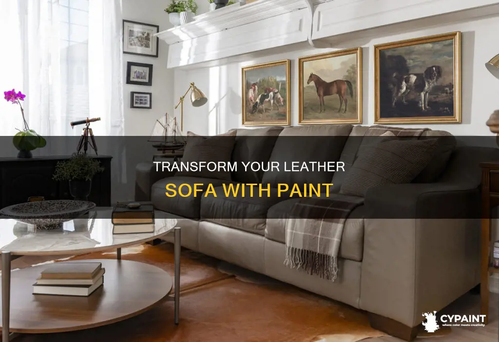 how easy it it to paint a leather sofa