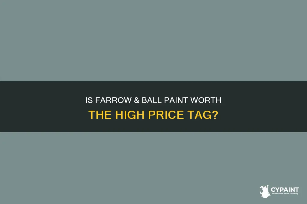 how expensive is farrow and ball paint